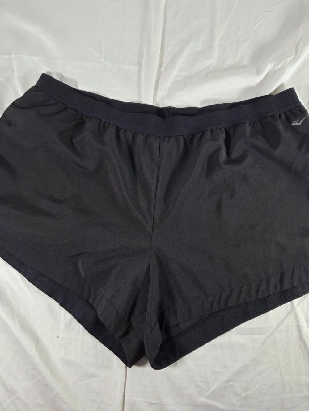 verlast Black Lightweight Athletic Running Shorts Size XL Elastic Waist